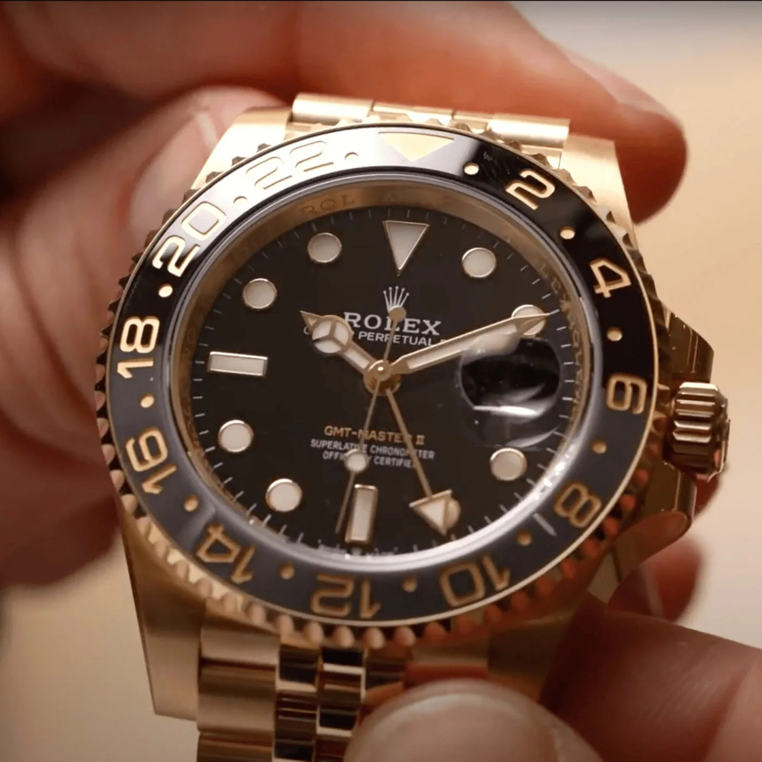 Rolex GMT-Master II NEW RELEASE 2023 Jubilee 18ct Yellow Gold 126718GR 40mm