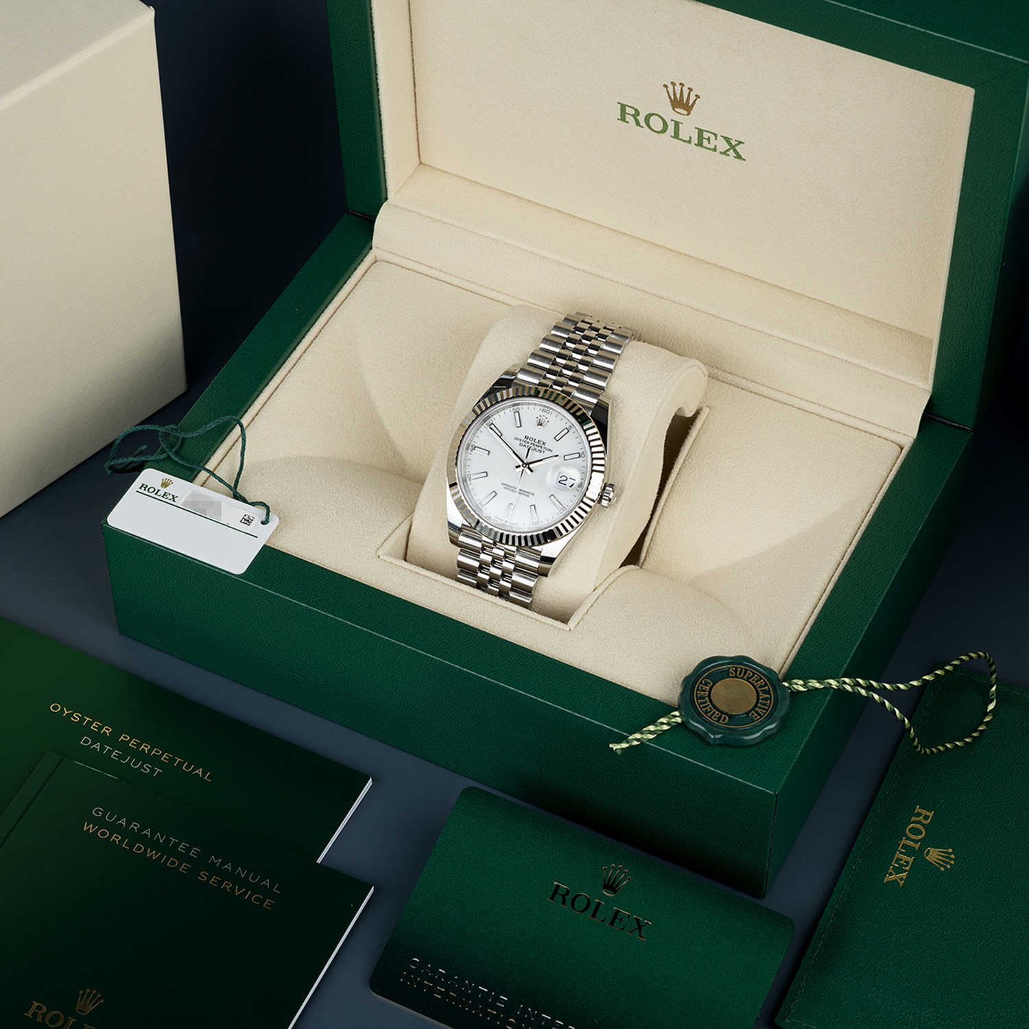 Rolex Datejust 41 126334-0010 Oystersteel and 18K White Gold