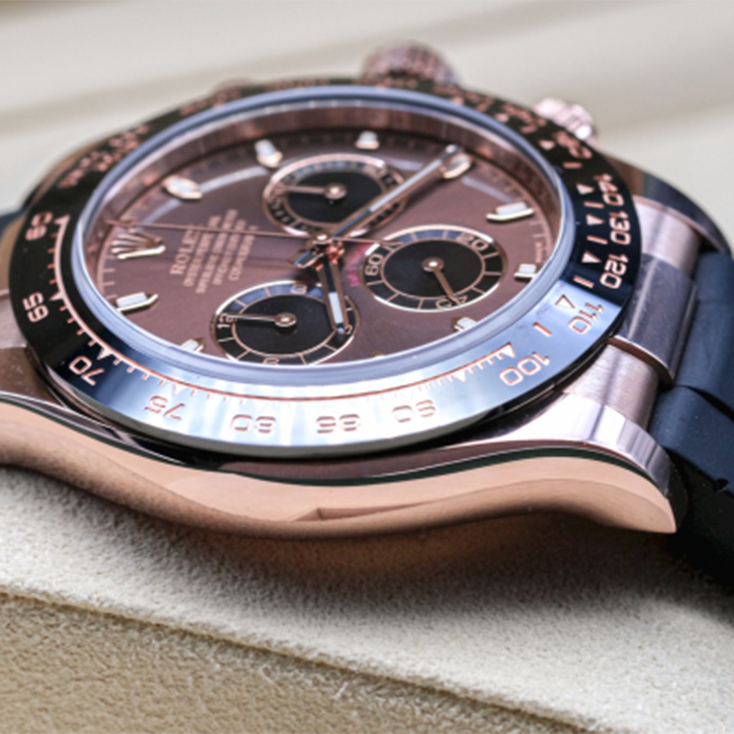 Rolex Cosmograph Daytona Everose Gold Chocolate Oysterflex M116515LN-0 40mm