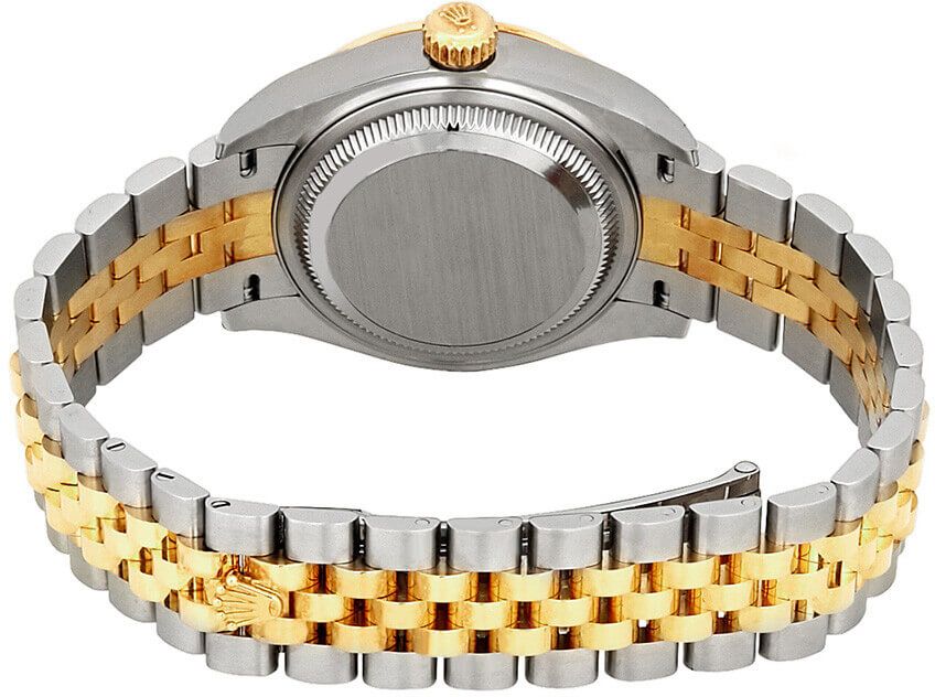 Rolex Lady-Datejust 28 Silver Diamond Watch 279383RBR-0007