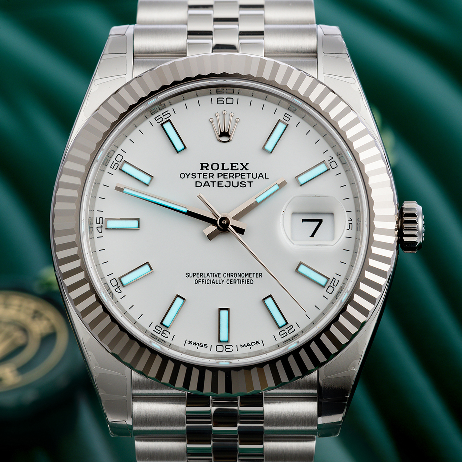 Rolex Datejust 41 126334-0010 Oystersteel and 18K White Gold