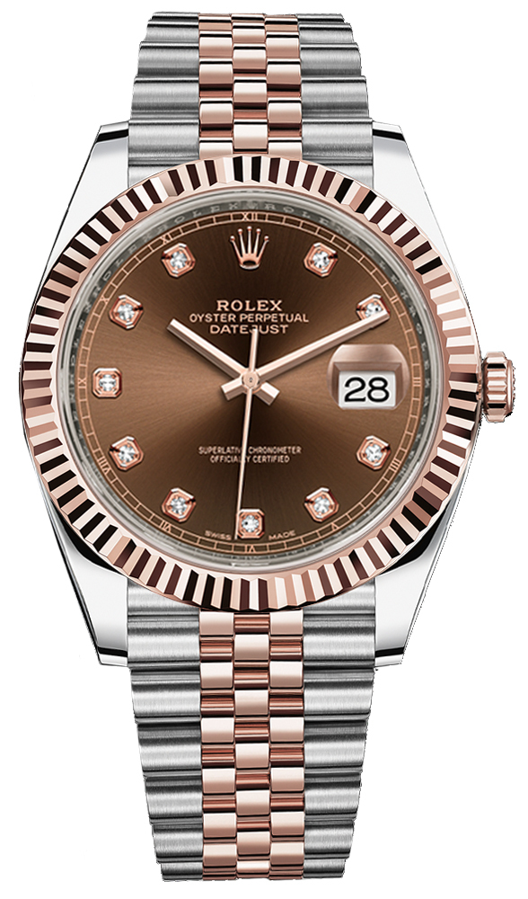 Rolex Datejust 41mm Chocolate Diamond Jubilee m126331-0004