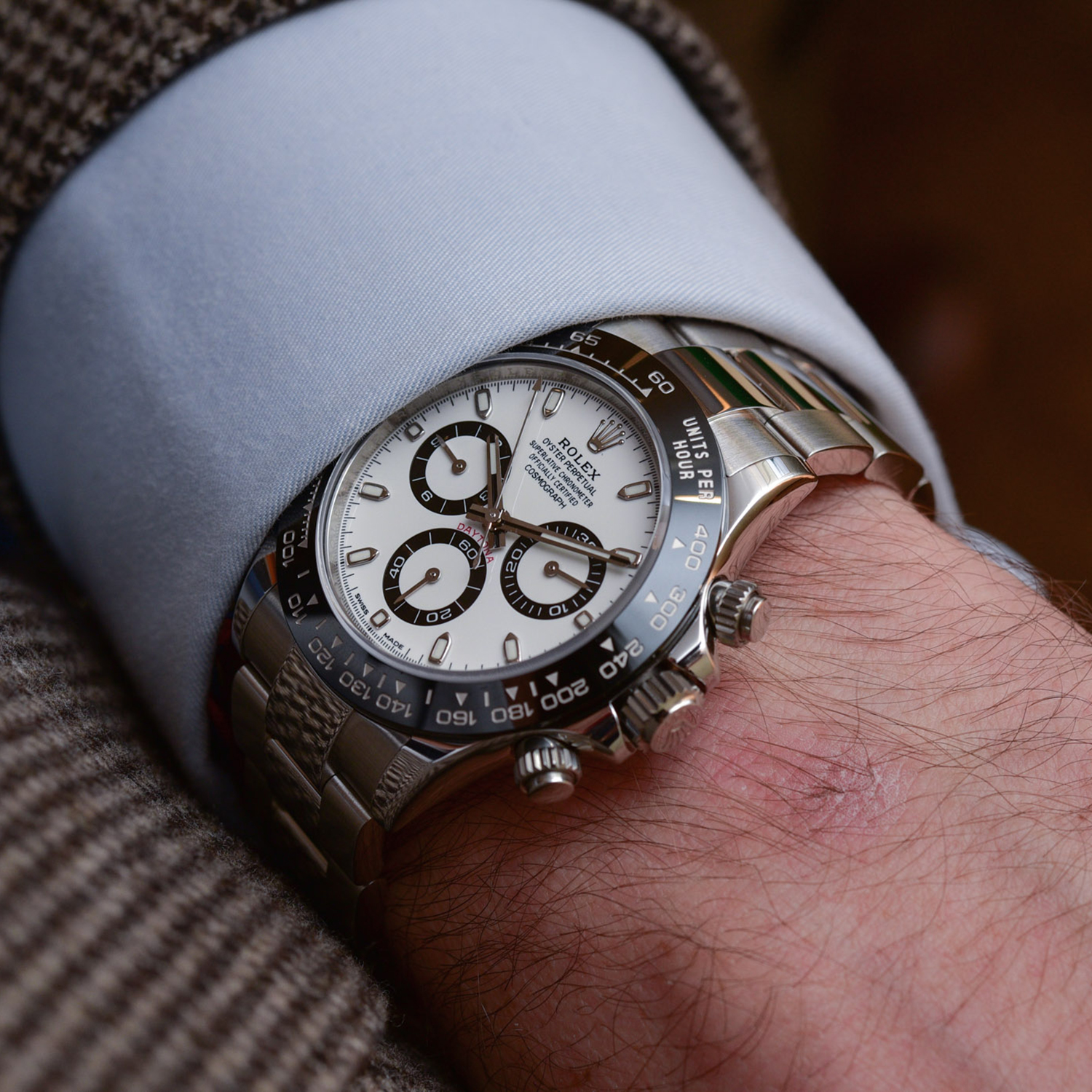 Rolex Cosmograph Daytona Panda Dial Stainless Steel 116500ln-0001 Unwo 40mm