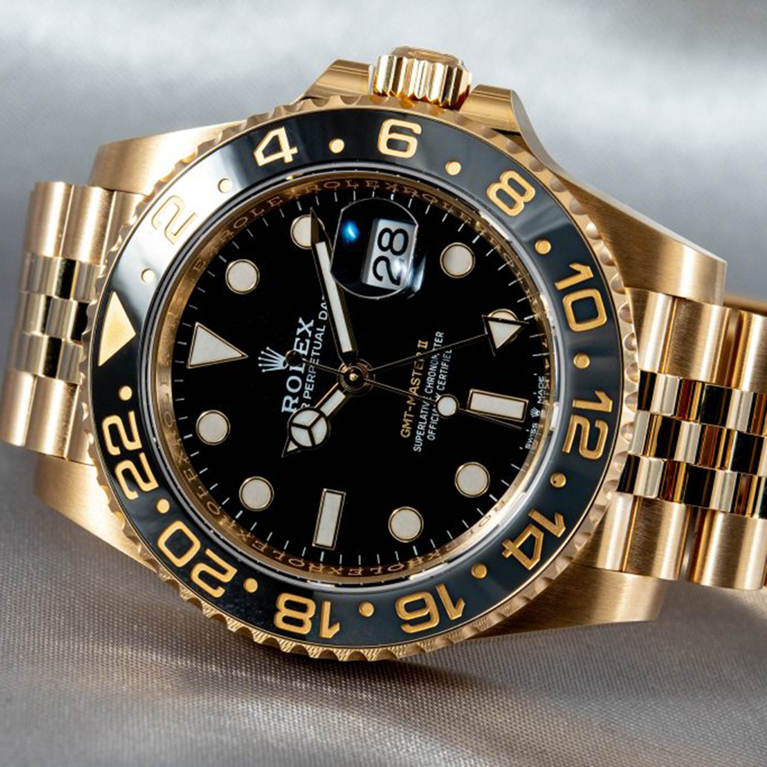 Rolex GMT-Master II NEW RELEASE 2023 Jubilee 18ct Yellow Gold 126718GR 40mm