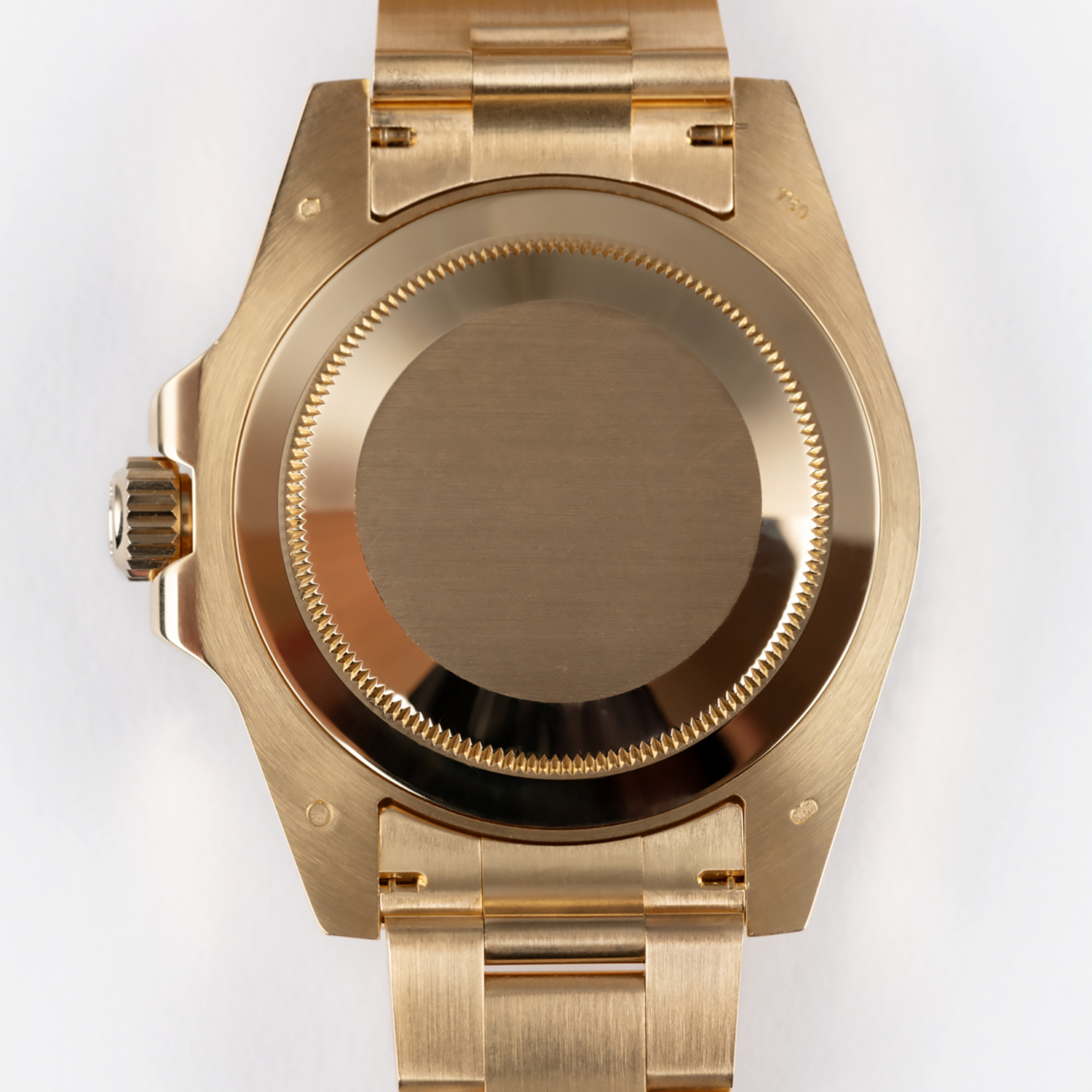 Rolex GMT Master II 18k Yellow Gold Oyster Bracelet 116718LN Unworn 40mm