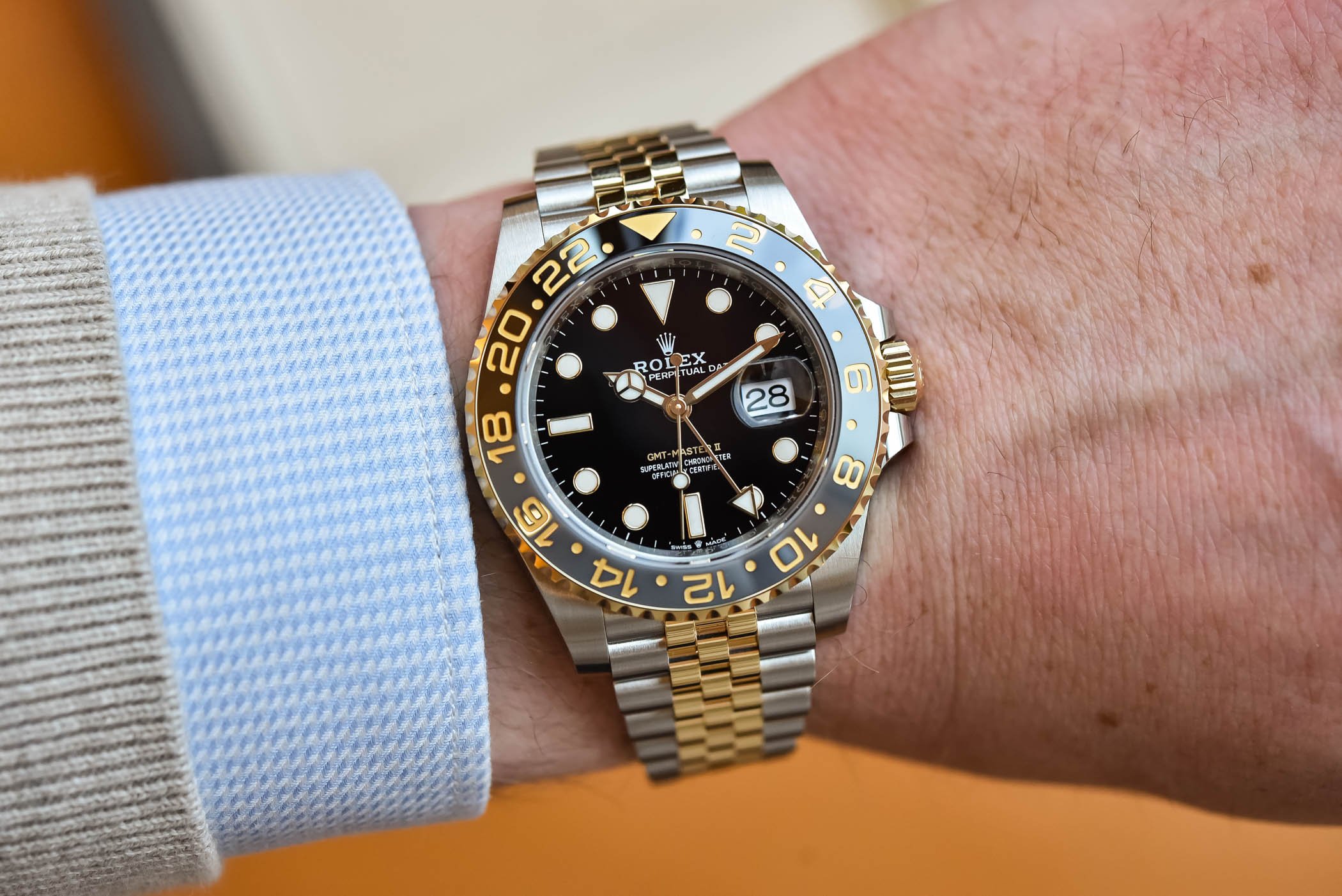 Rolex GMT-Master II NEW RELEASE 2023 Jubilee 18ct Yellow Gold 126718GR 40mm