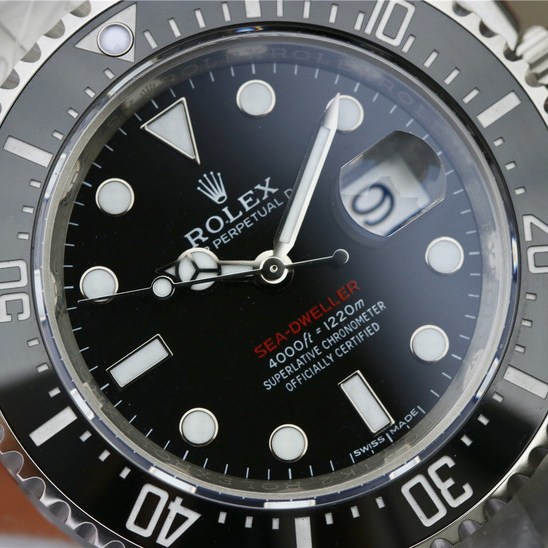 Sea Dweller Silver Black Dial 43mm
