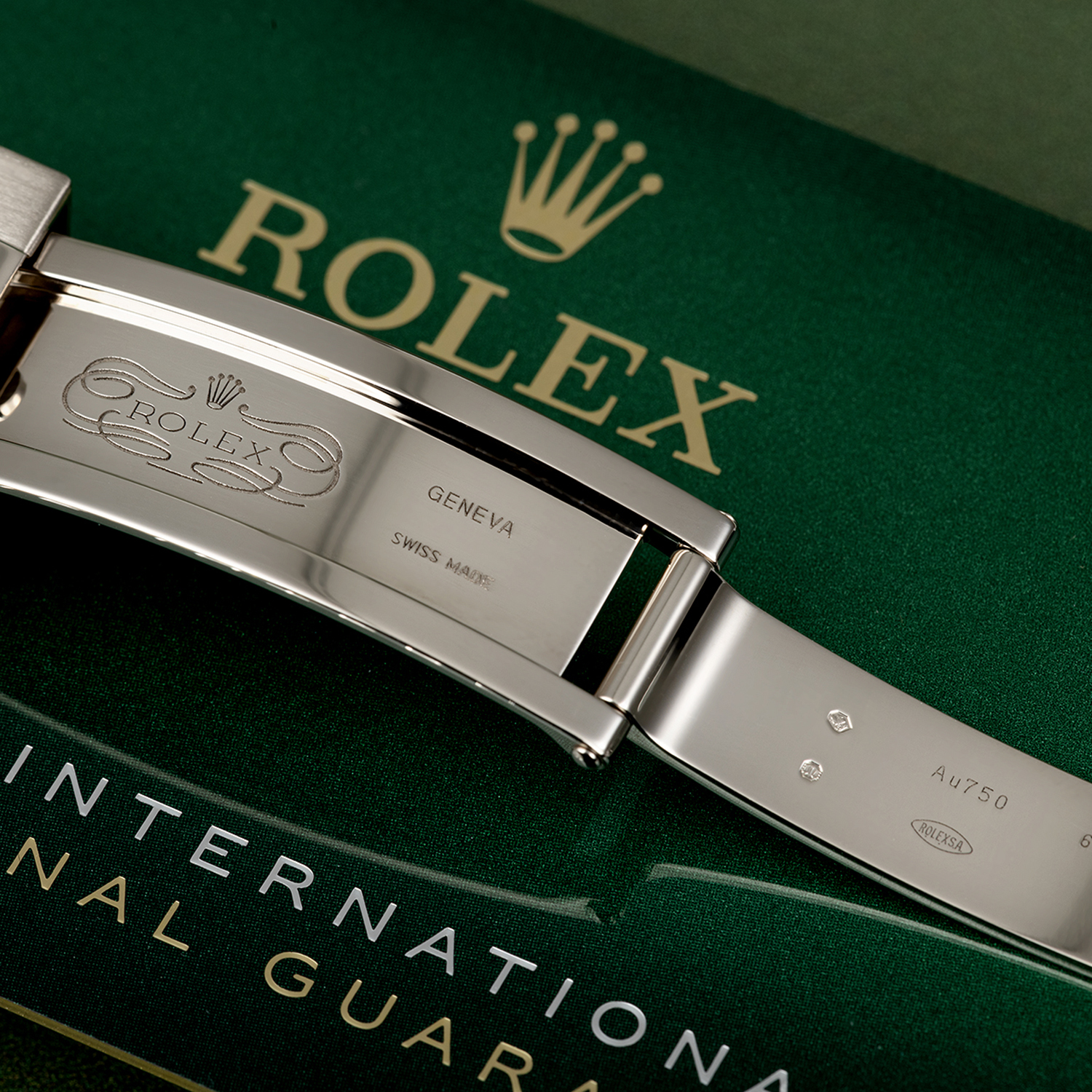 Rolex Daytona White Gold Black Dial Oysterflex Strap 116519LN-0025 Unw 40mm