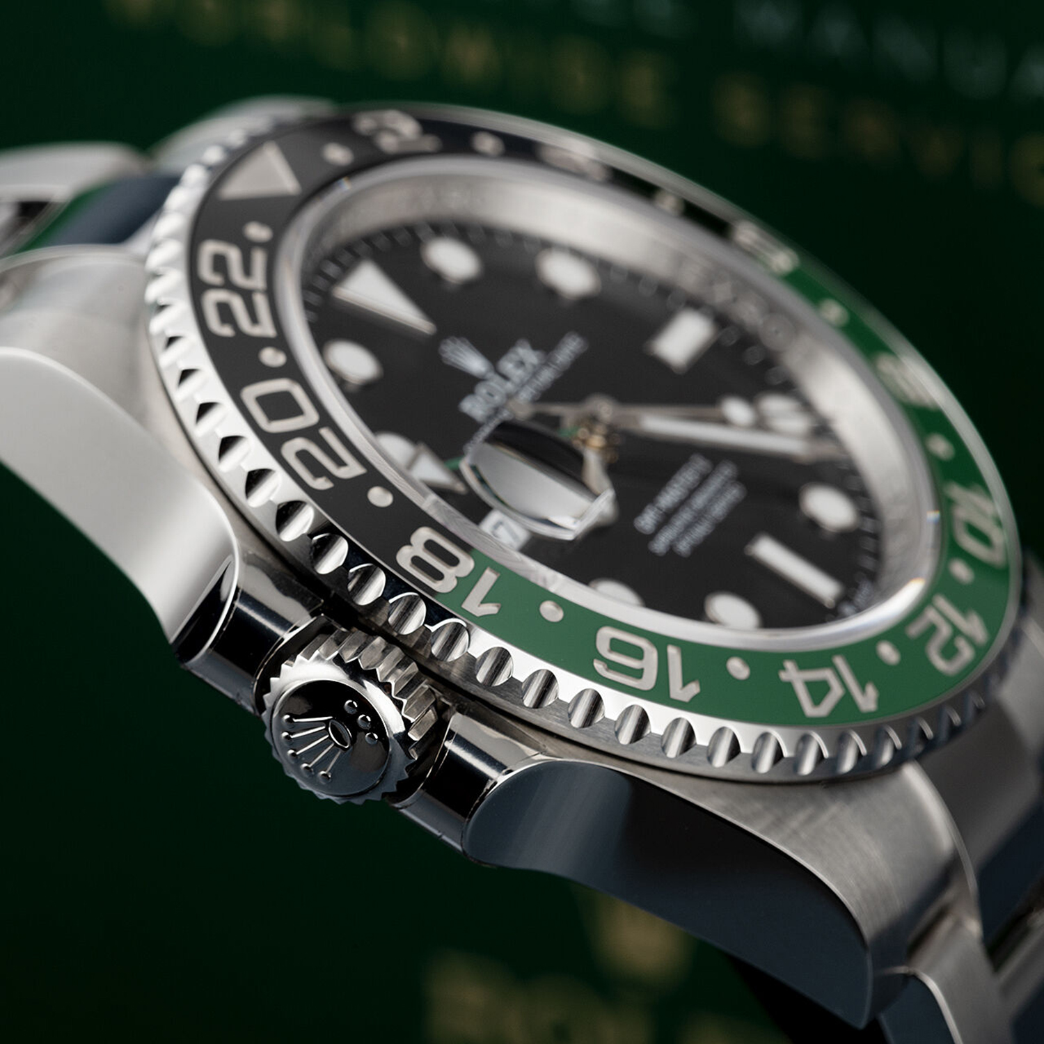 Rolex GMT-Master II Lefty Sprite Green And Black Bezel 126720VTNR-0002 40mm