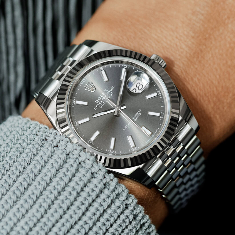 Rolex Datejust 41 Oystersteel and white gold M126334-0014