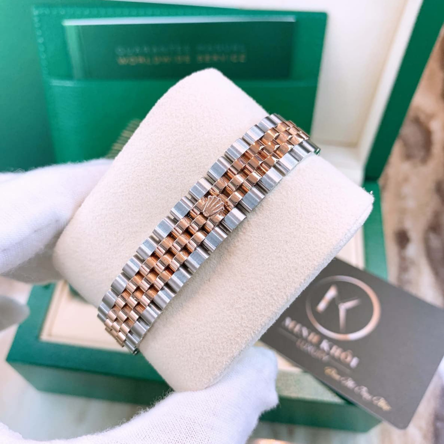 Rolex Lady-Datejust 28 Oystersteel and Everose Gold Women's Watch 2791