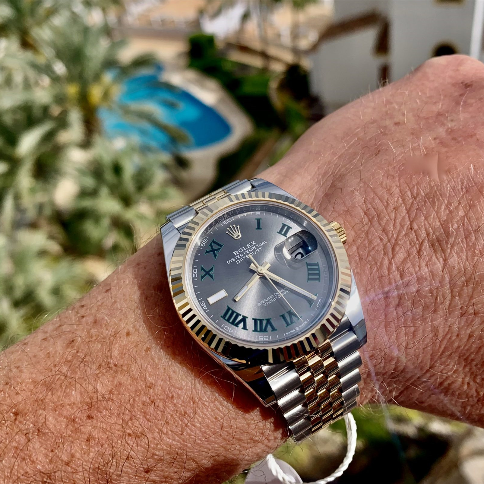 Rolex Datejust 41 Oystersteel and yellow gold Wimbledon - M126333-0020