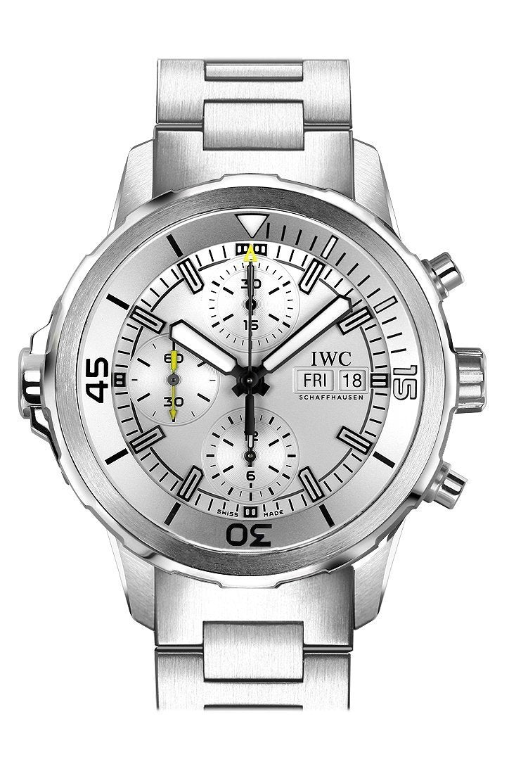 IWC Aquatimer Chronograph Silver Dial Stainless Steel Men's Watch IW376802(Swiss Made 5A )