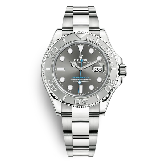 Rolex Yacht-Master 1 Pure Silver Stainless Steel Multiple Dial Options