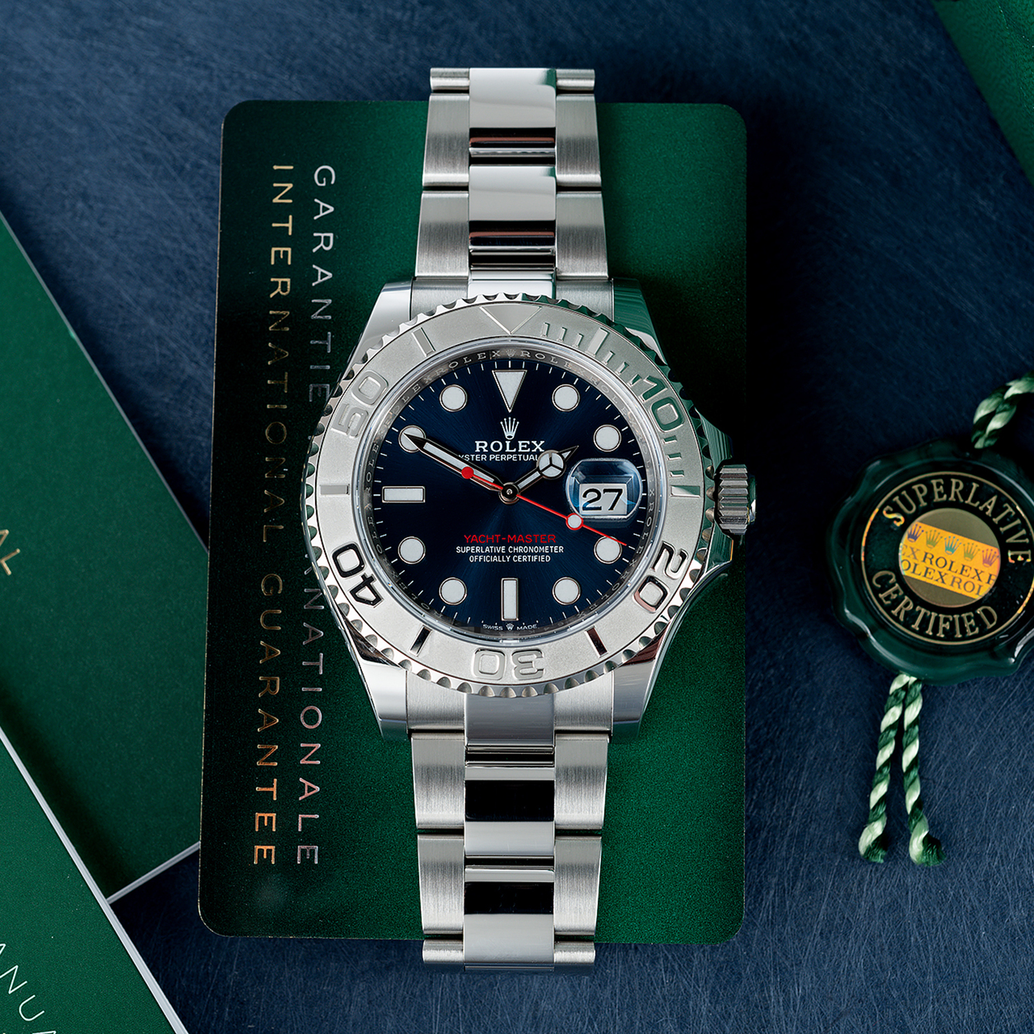 Rolex Yacht-Master 40 Stainless Steel and Platinum 126622 Series Unwor
