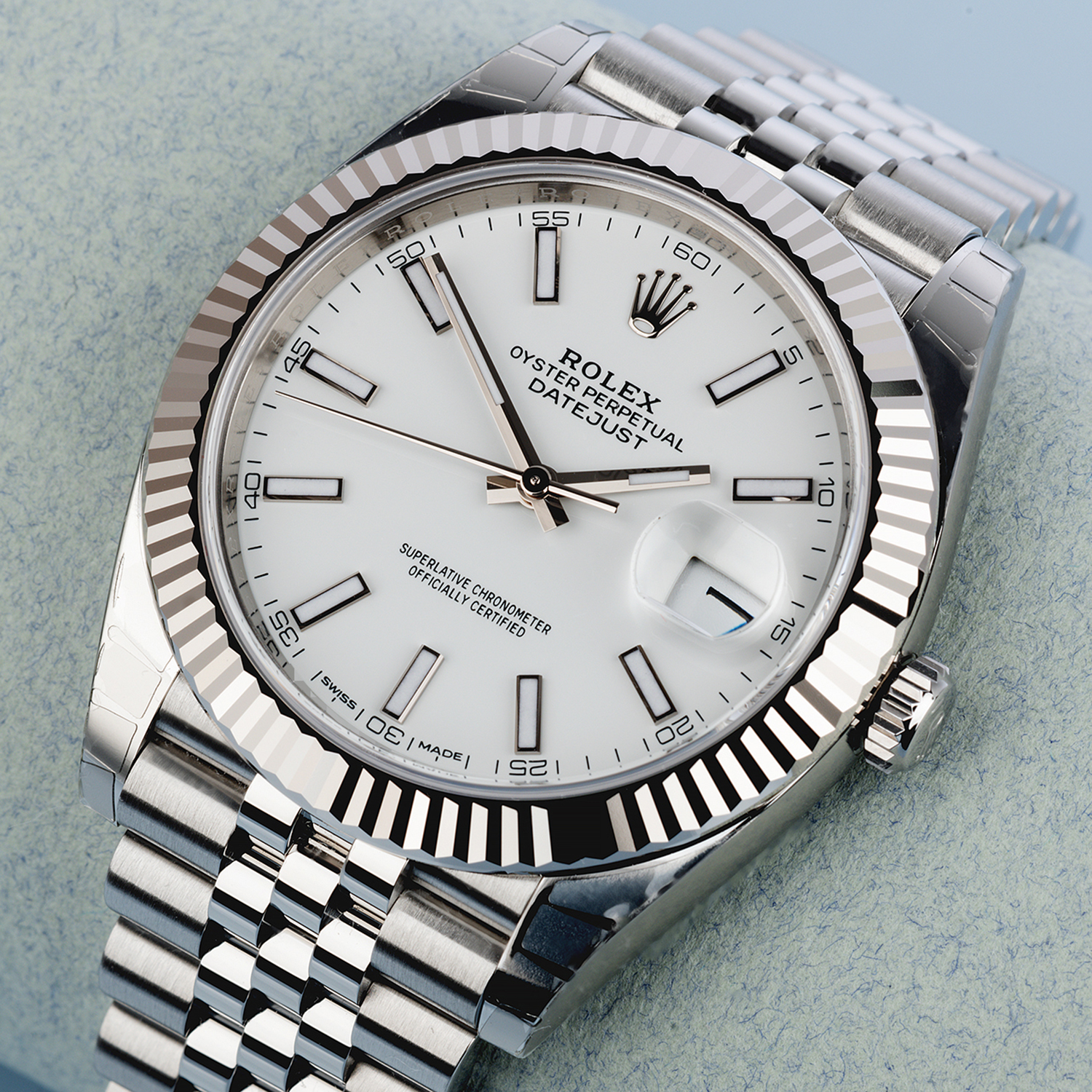Rolex Datejust 41 126334-0010 Oystersteel and 18K White Gold