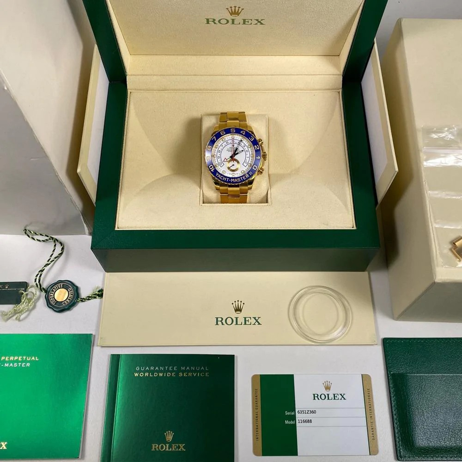 Rolex Yacht-Master II Yellow Gold 44mm 116688-0002 Unworn