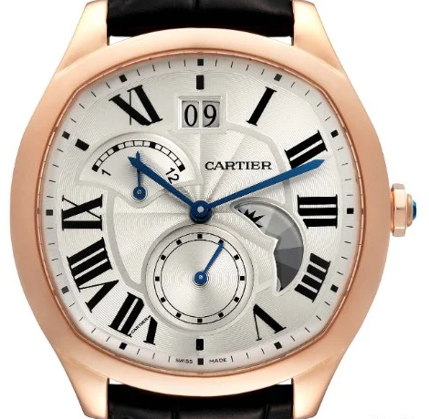 Cartier Drive Second Time Zone Day/Night 18K Rose Gold Men’s Watch, WGNM0005