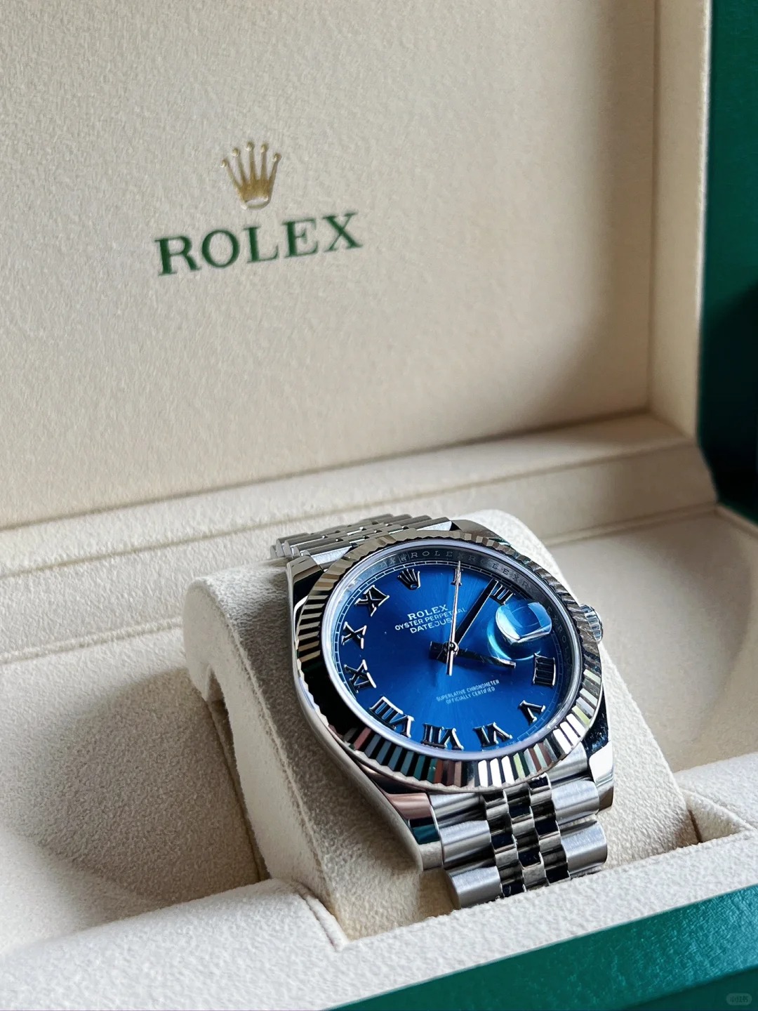 Rolex Datejust 41mm Blue Roman Jubilee m126334-0026