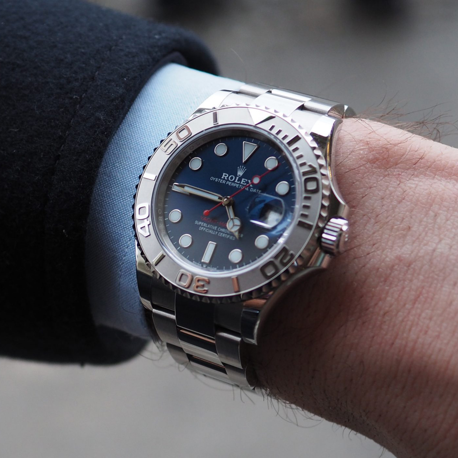Rolex Yacht-Master 40 Stainless Steel and Platinum 126622 Series Unwor