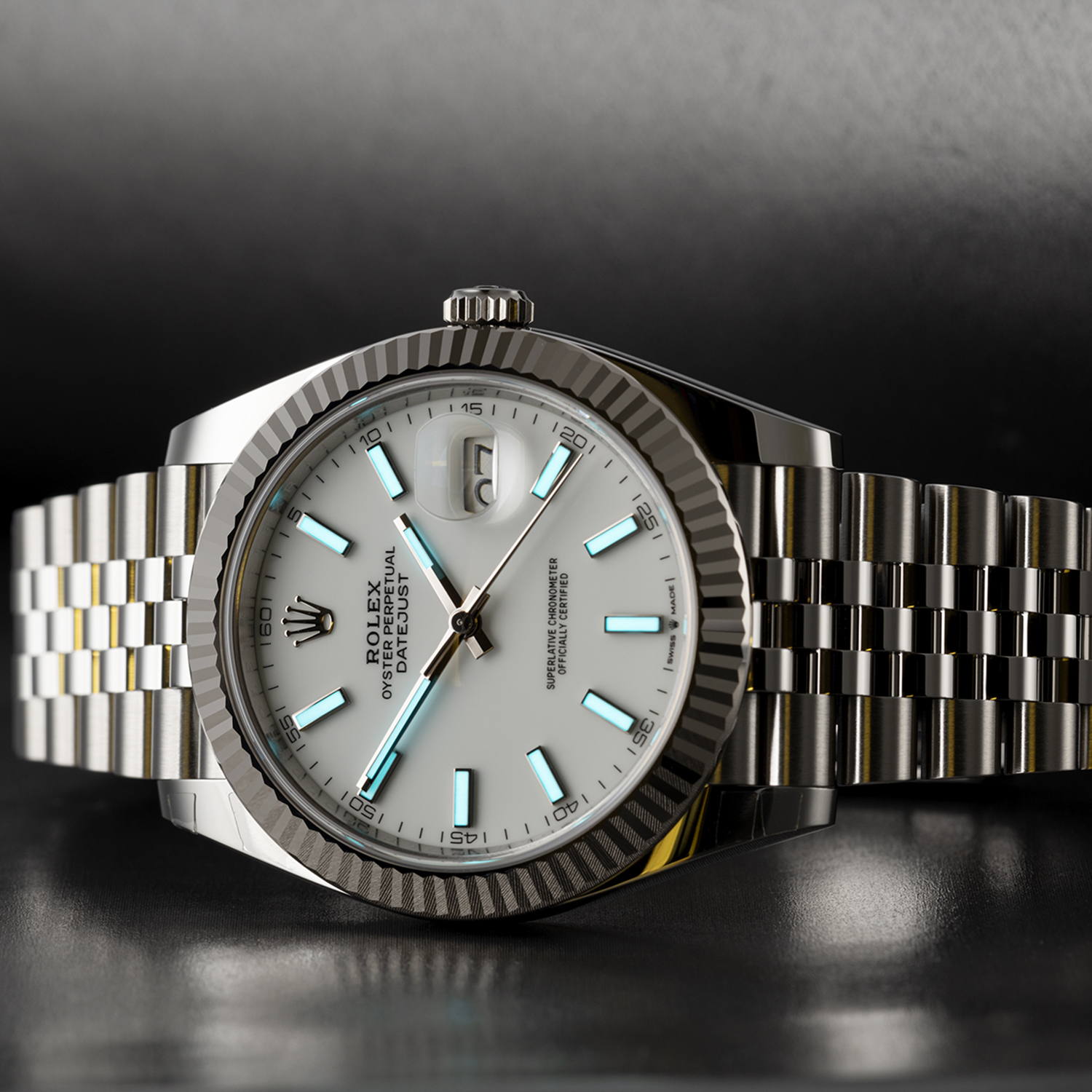 Rolex Datejust 41 126334-0010 Oystersteel and 18K White Gold