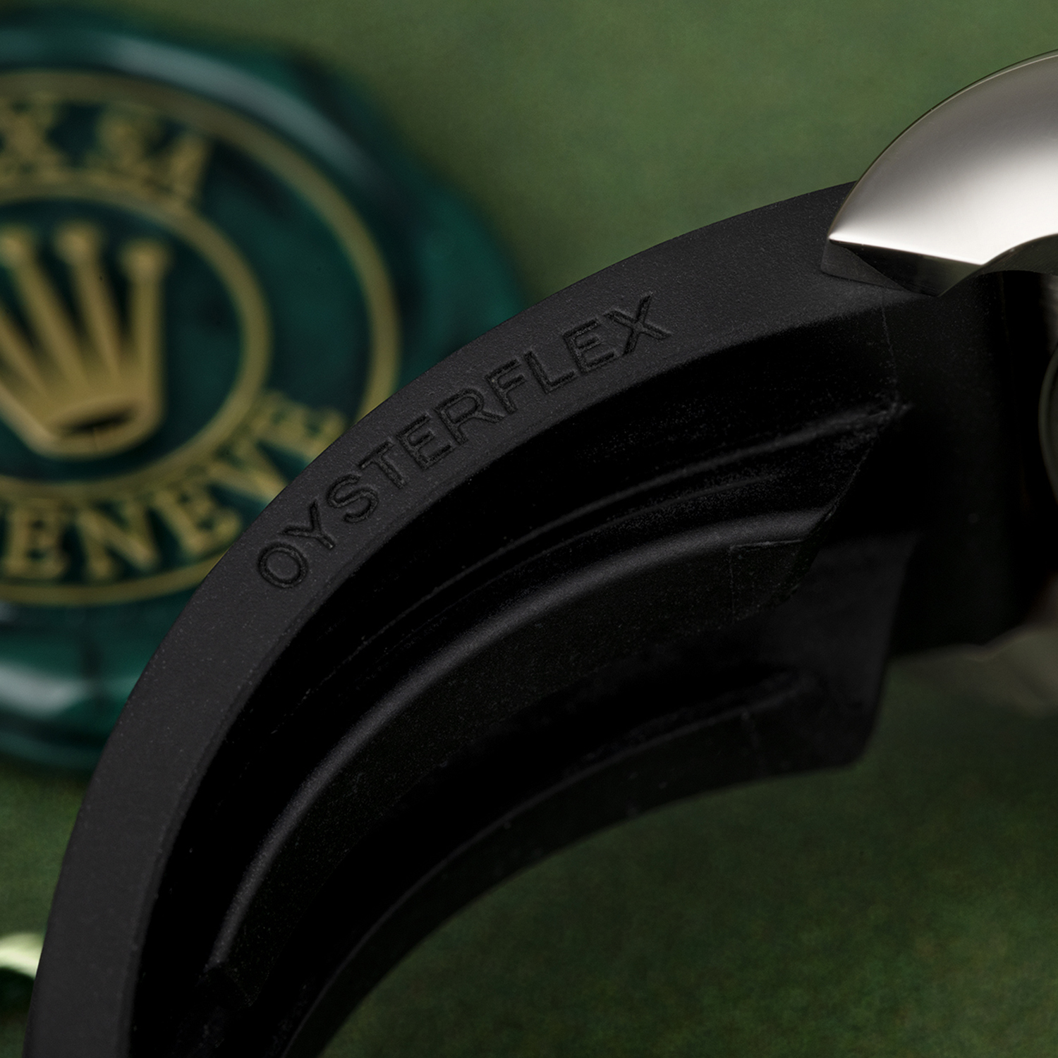 Rolex Daytona White Gold Black Dial Oysterflex Strap 116519LN-0025 Unw 40mm