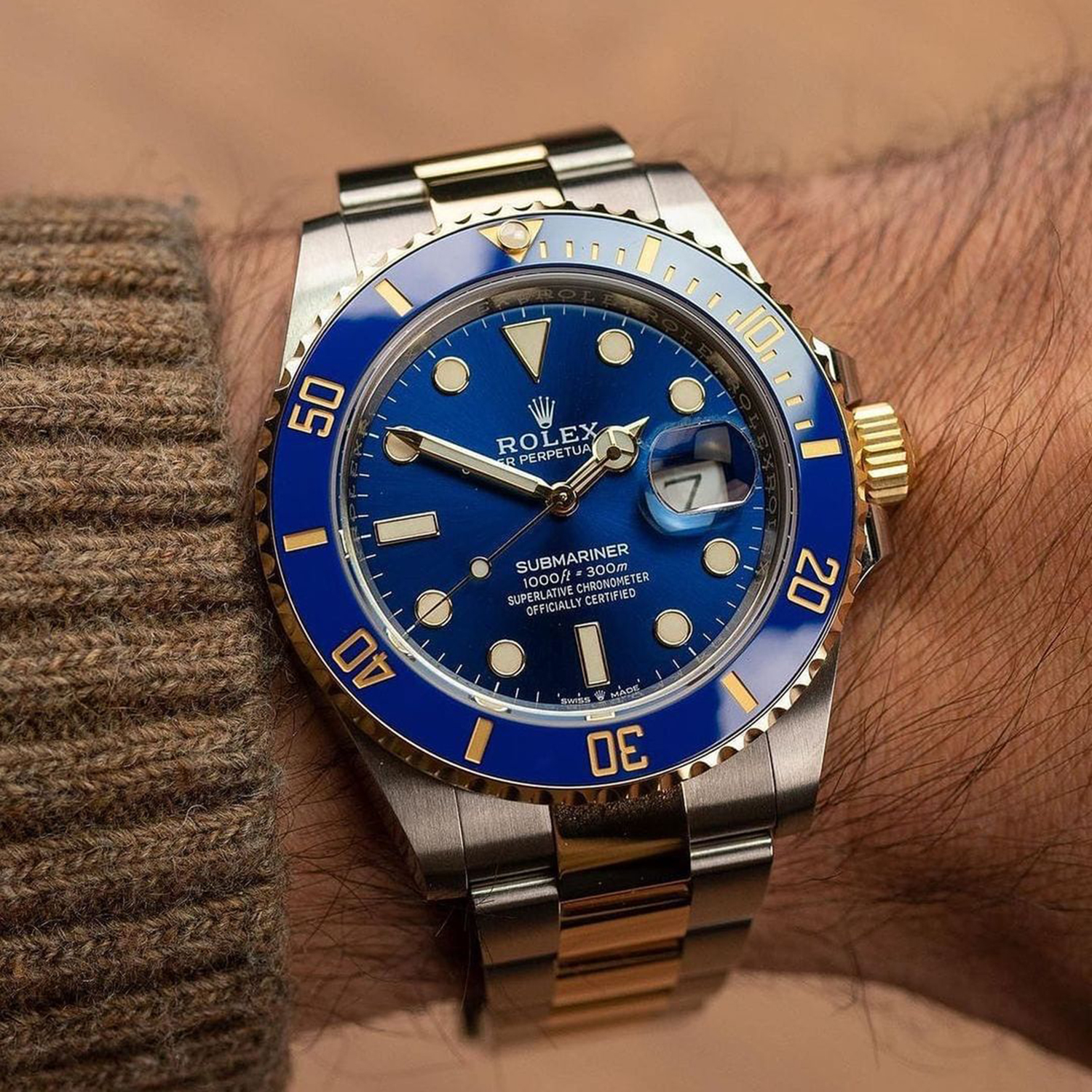 Rolex Submariner Date 41mm Blue Dial 126613LB-0002 Unworn