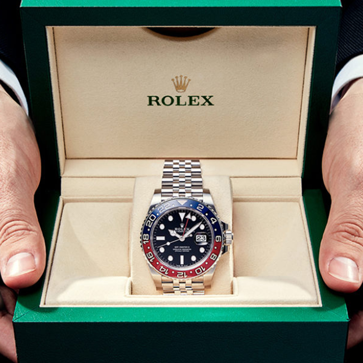 Rolex GMT-Master II 40mm Stainless Steel m126710 Series Batman & Pepsi