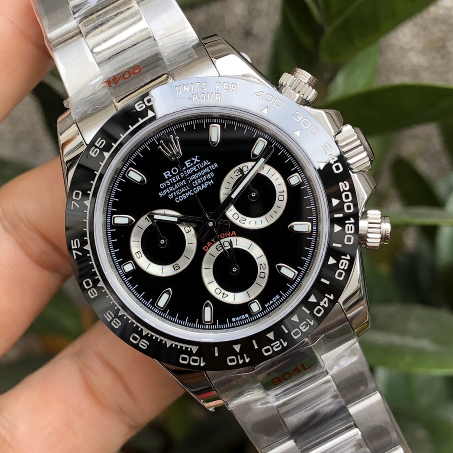 Rolex Cosmograph Daytona Black Dial Stainless Steel 116500ln-0002 40mm