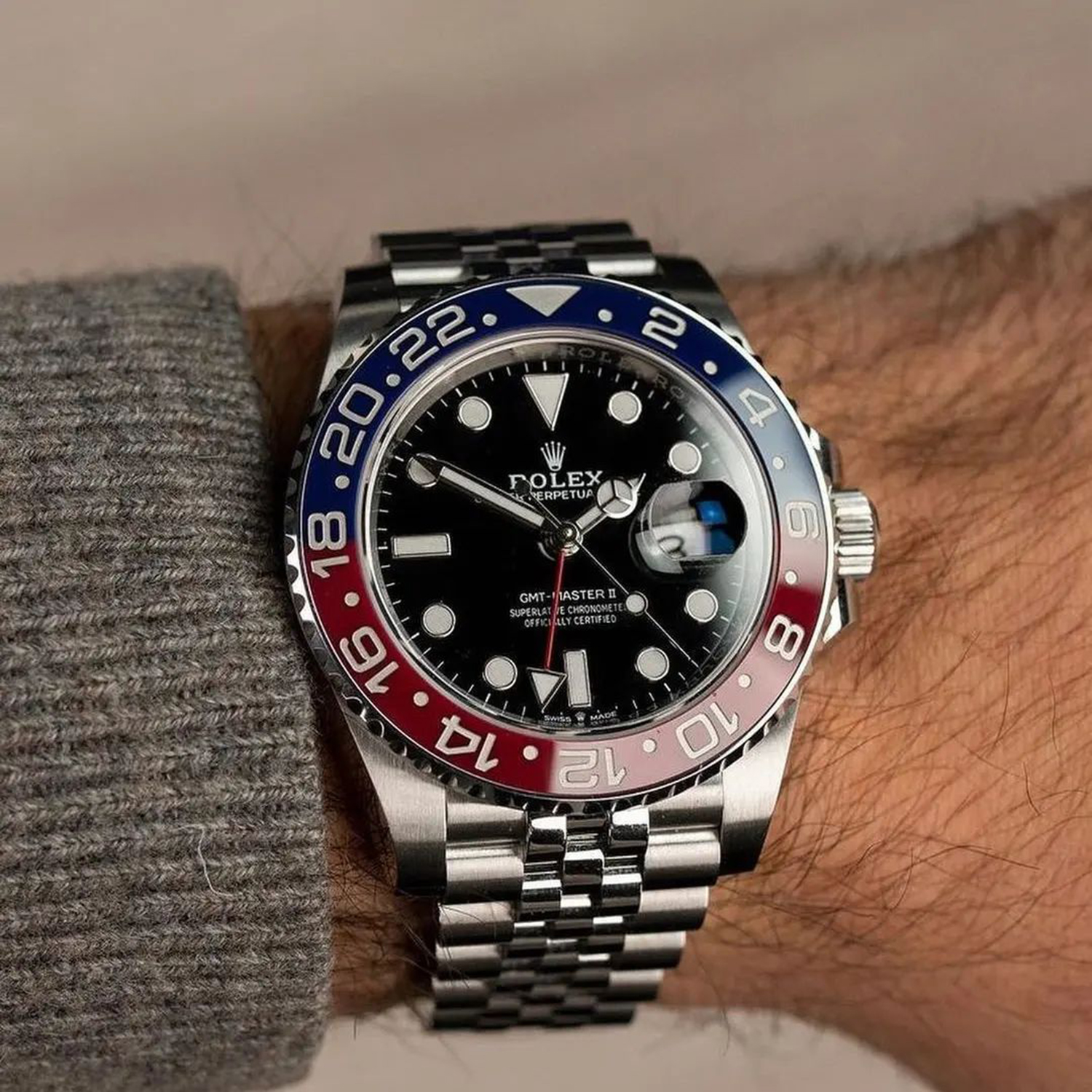 Rolex GMT-Master II 40mm Stainless Steel m126710 Series Batman & Pepsi