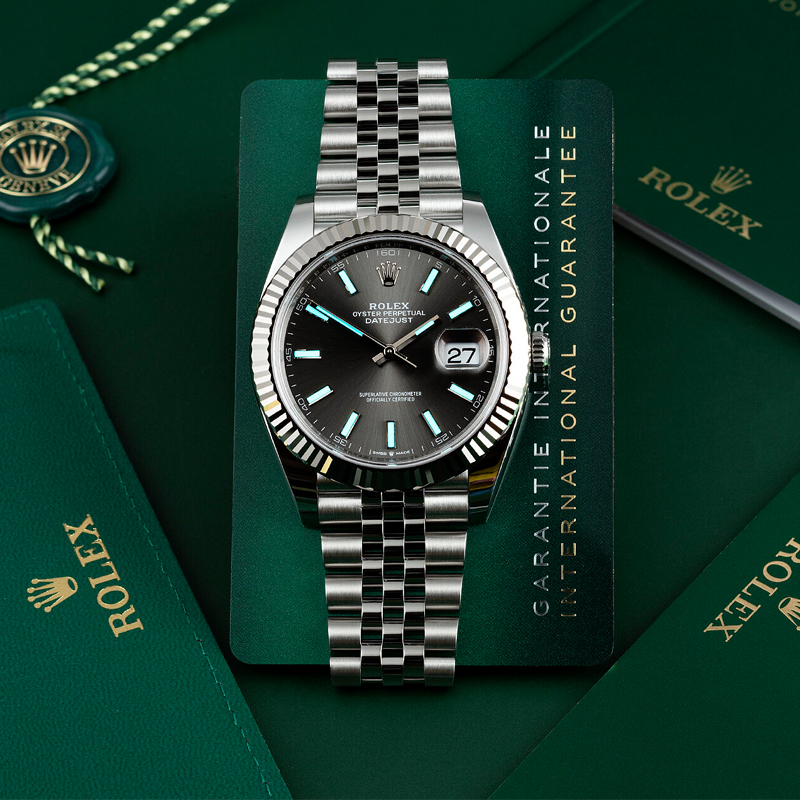 Rolex Datejust 41 Oystersteel and white gold M126334-0014