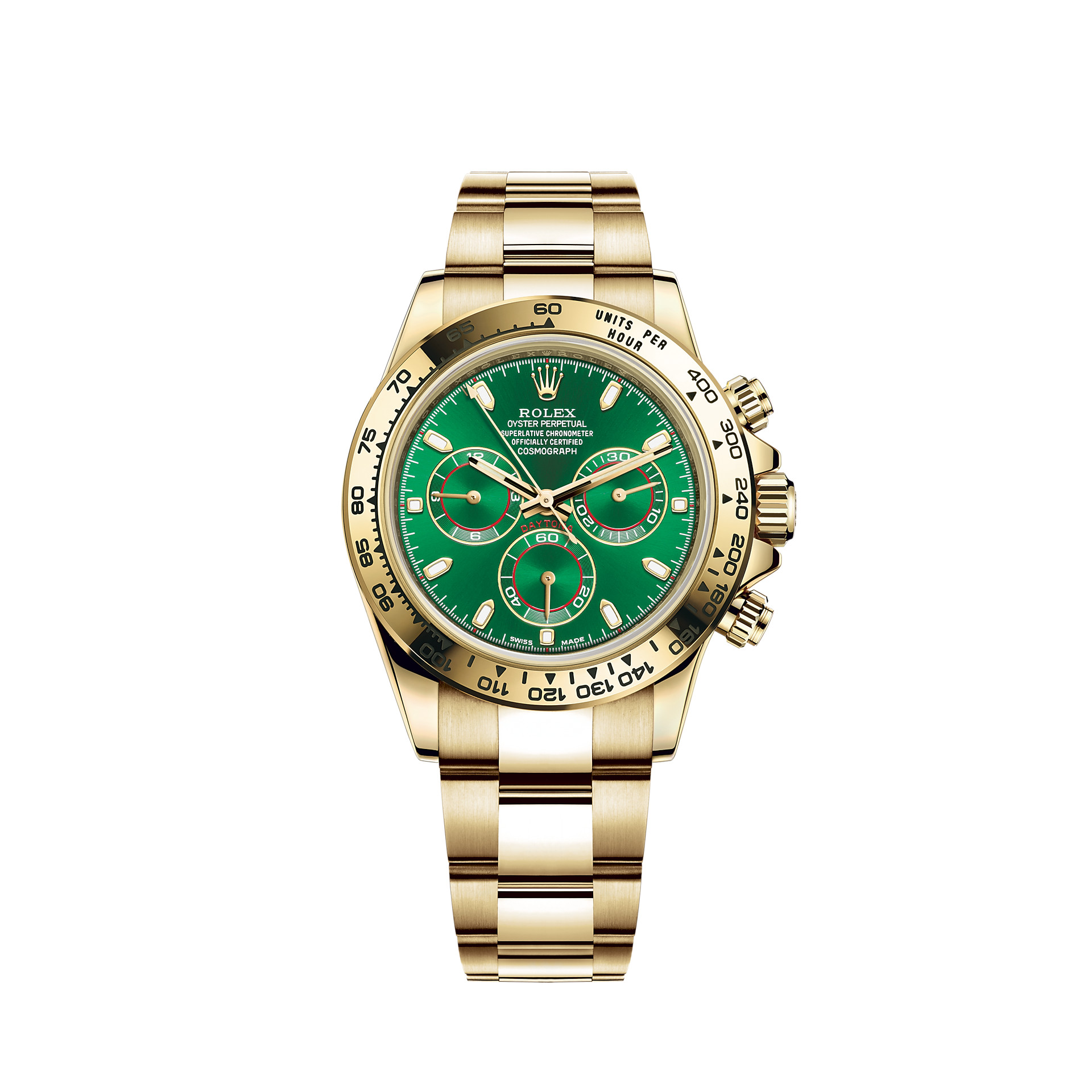ROLEX Cosmograph Daytona 18ct Yellow Gold Automatic Champagne Dial Men 40mm