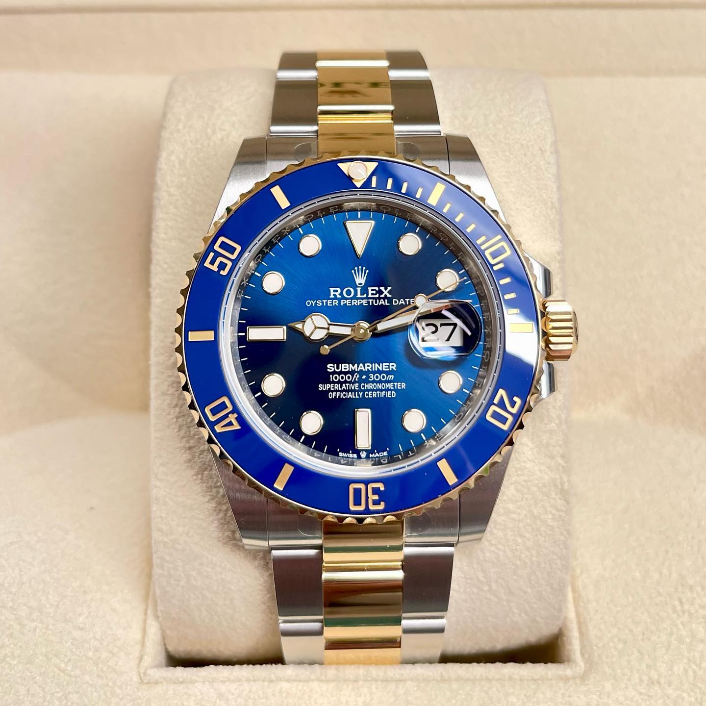 Rolex Submariner Date 41mm Blue Dial 126613LB-0002 Unworn