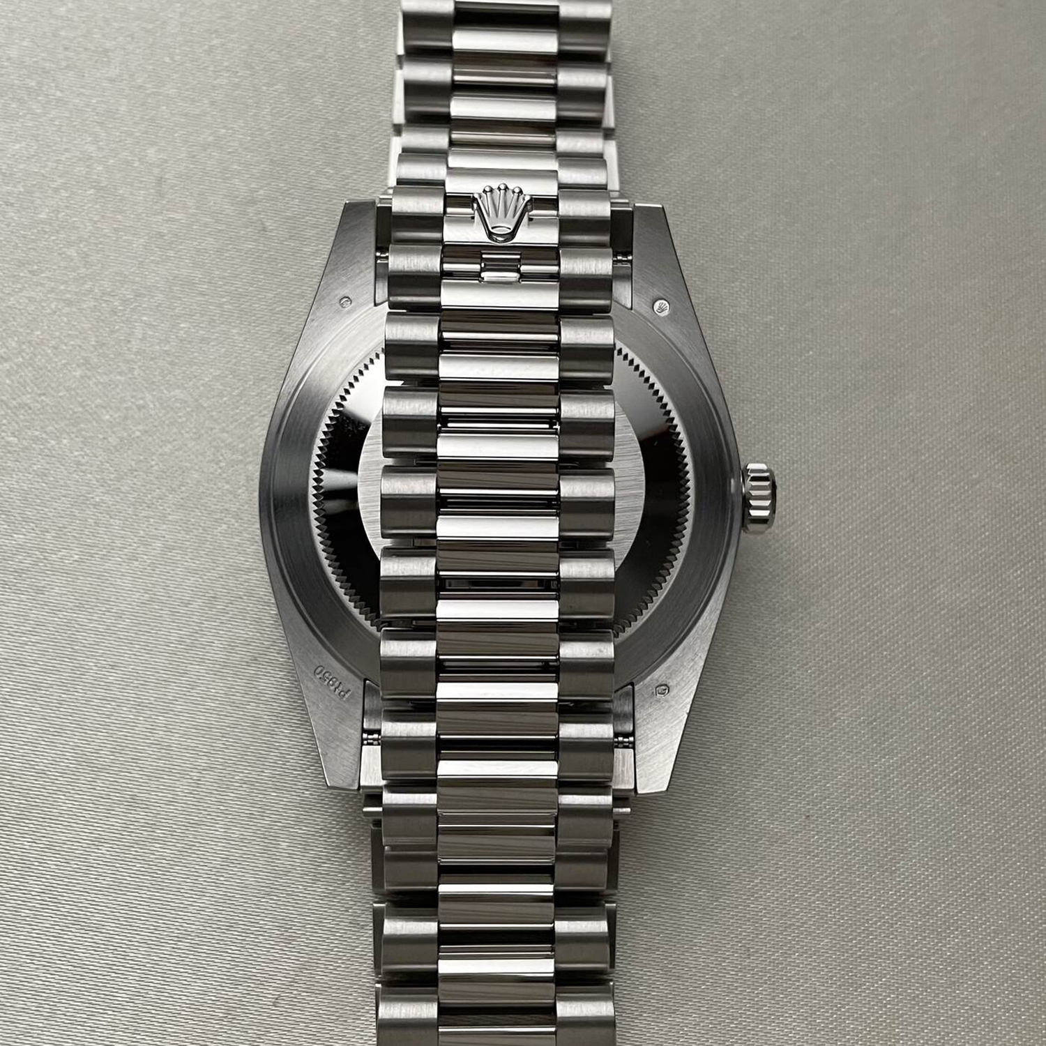 Rolex Oyster Perpetual Day-Date President 40mm in Platinum with Ice-Bl