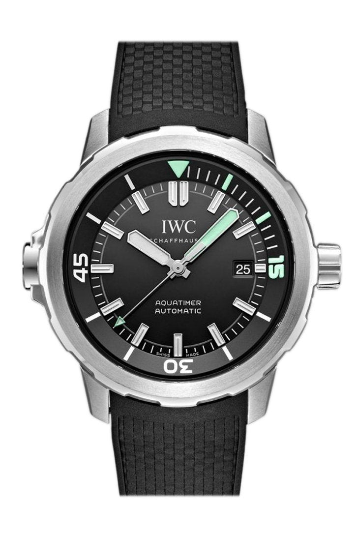 IWC Aquatimer  Black Dial Black Rubber 42mm Men's Watch IW329001(Swiss Made 5A )