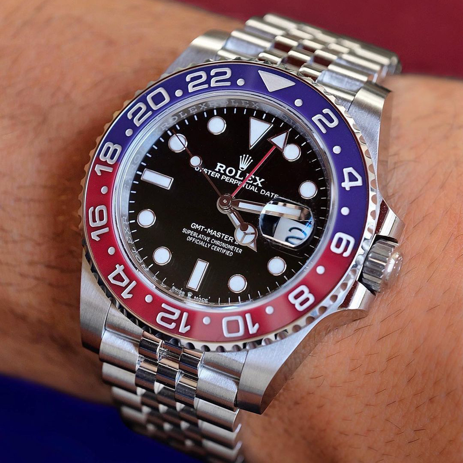 Rolex GMT-Master II 40mm Stainless Steel m126710 Series Batman & Pepsi