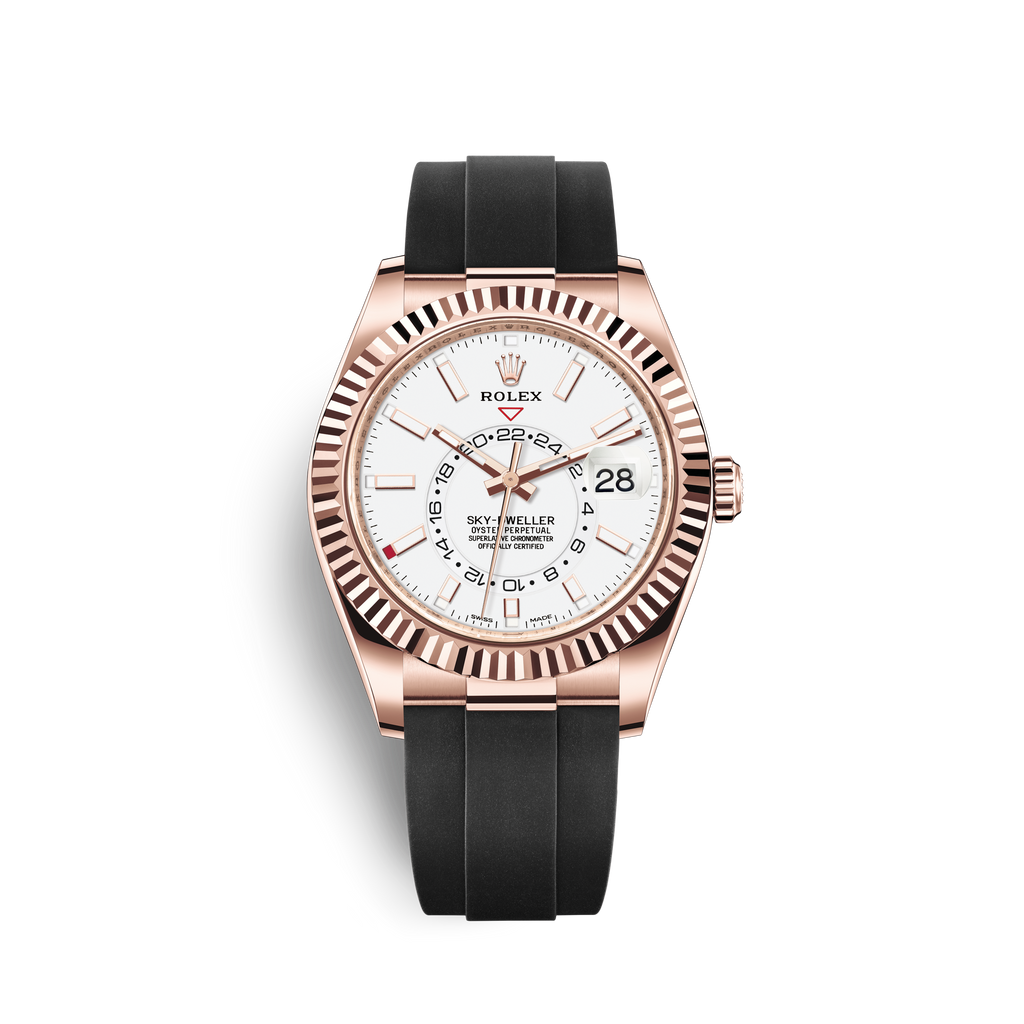 Rolex Sky-Dweller Oyster 42 mm Everose gold 326235-0005 New