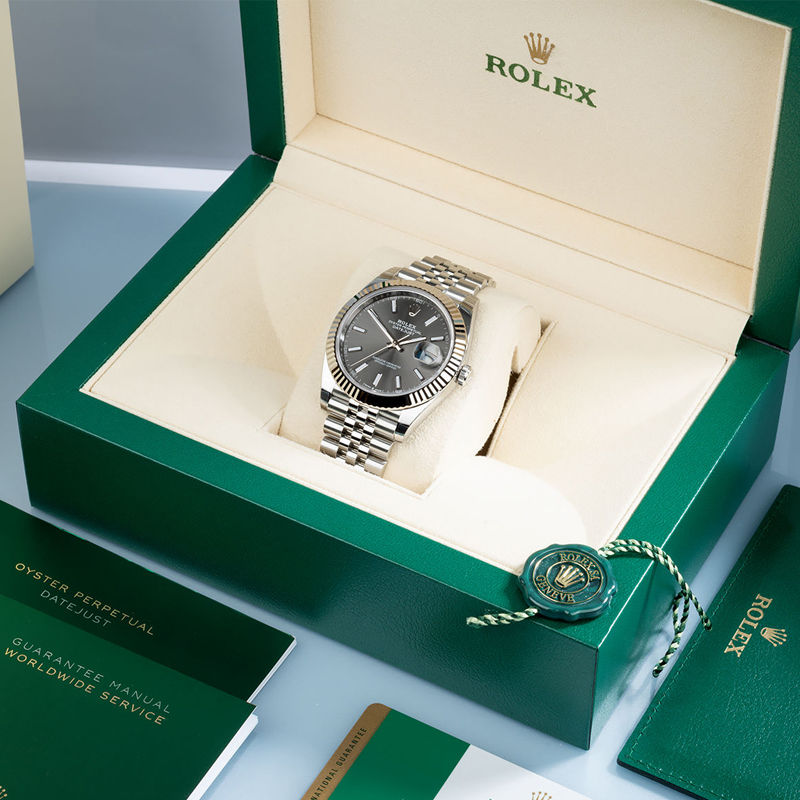Rolex Datejust 41 Oystersteel and white gold M126334-0014