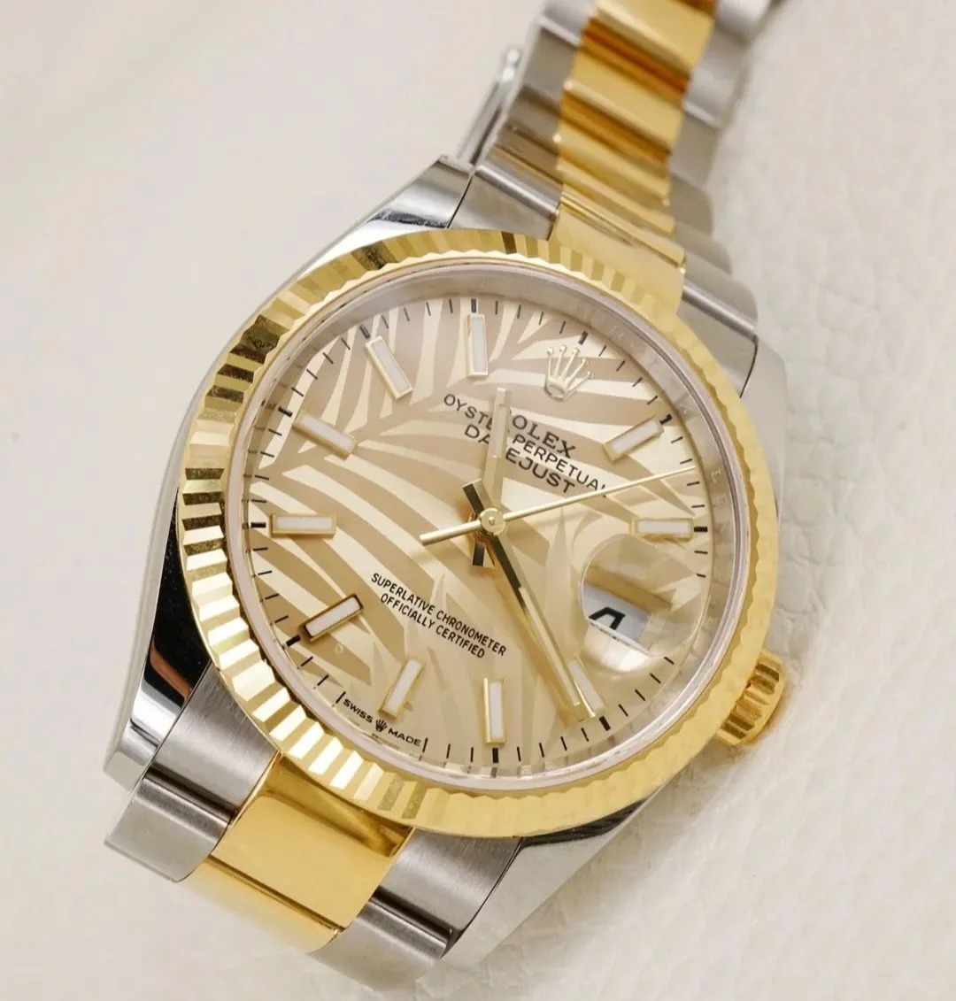 Rolex Datejust 36mm Golden Palm Oyster 126203-0038