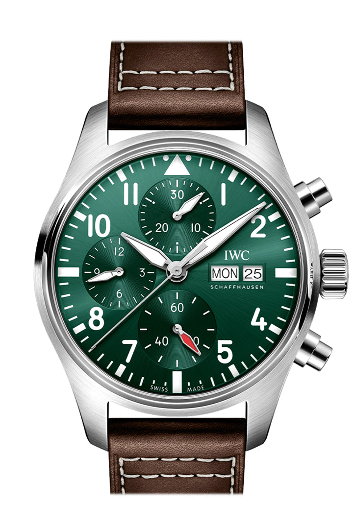 IWC Pilot Chronogragh Green Dial Watch IW388103(Swiss Made 5A )
