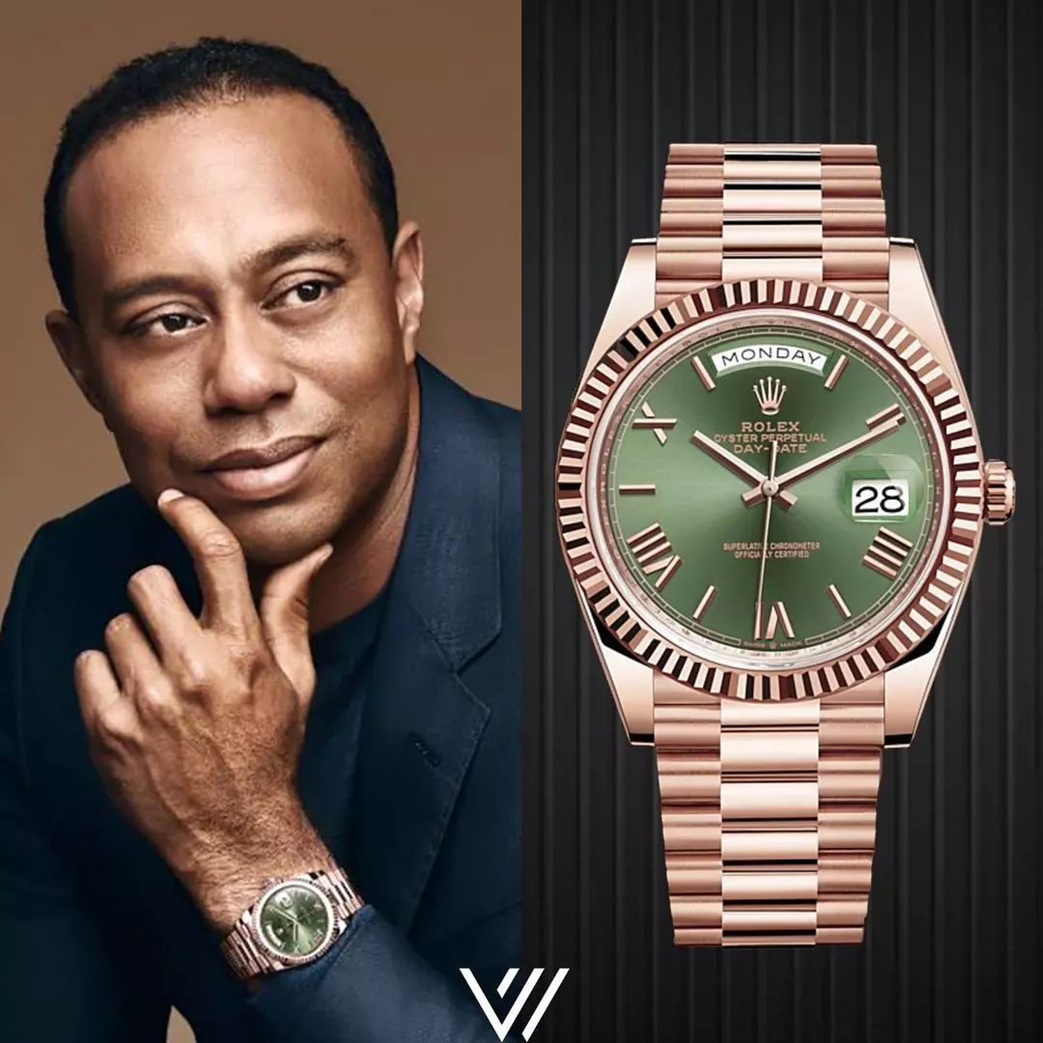 Rolex Day-Date President 40mm 18ct Everose Gold 228235-0025 Unworn