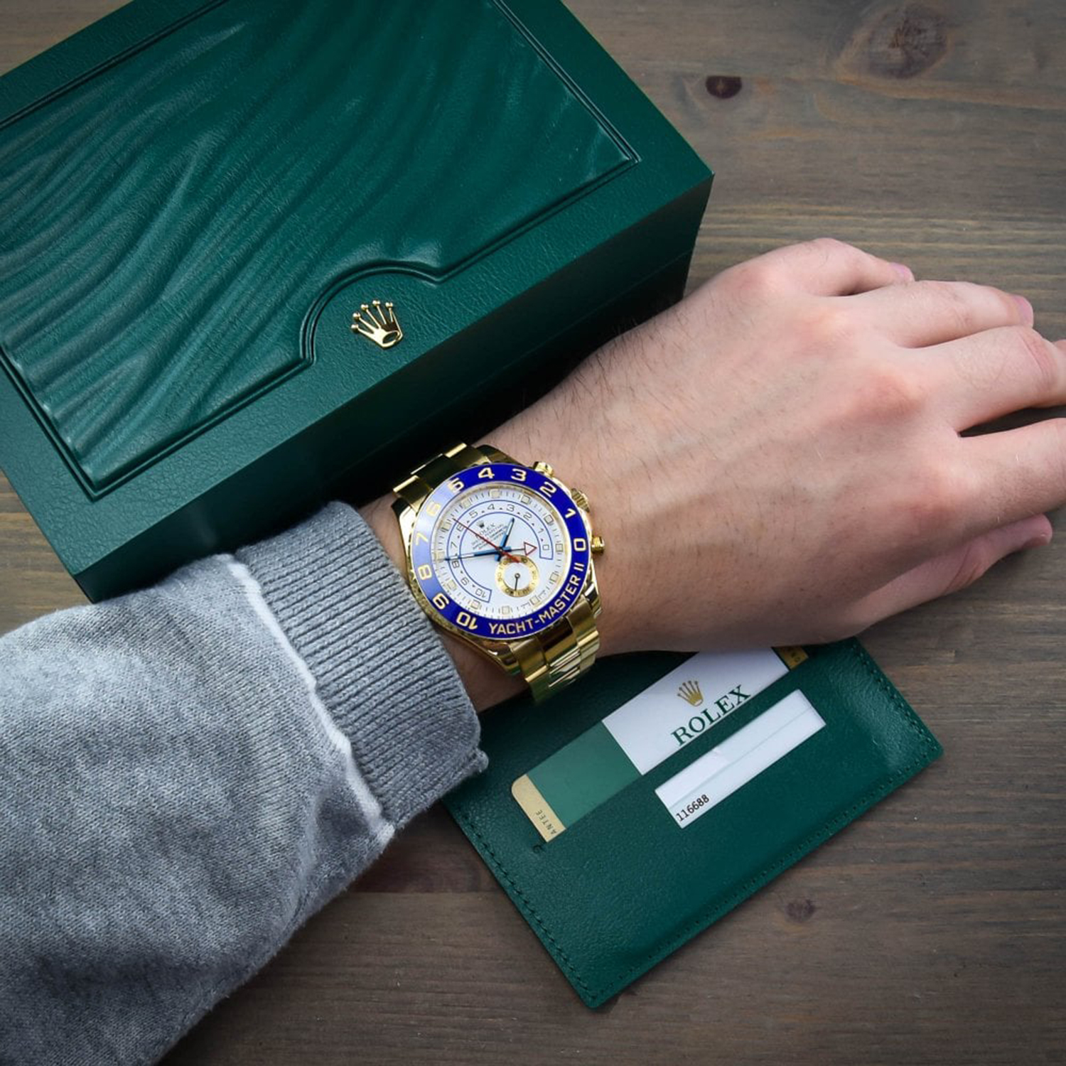 Rolex Yacht-Master II Yellow Gold 44mm 116688-0002 New