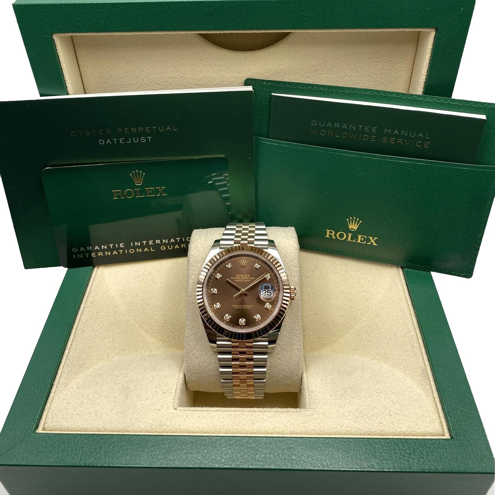 Rolex Datejust 41mm Chocolate Diamond Jubilee m126331-0004