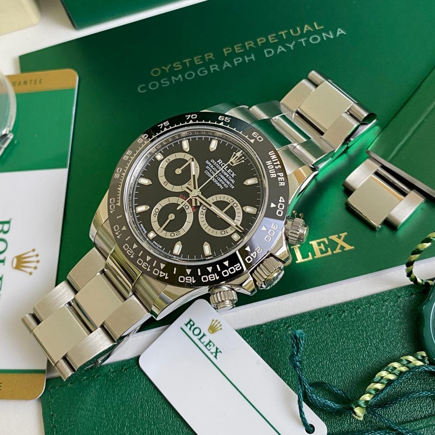 Rolex Cosmograph Daytona Black Dial Stainless Steel 116500ln-0002 40mm