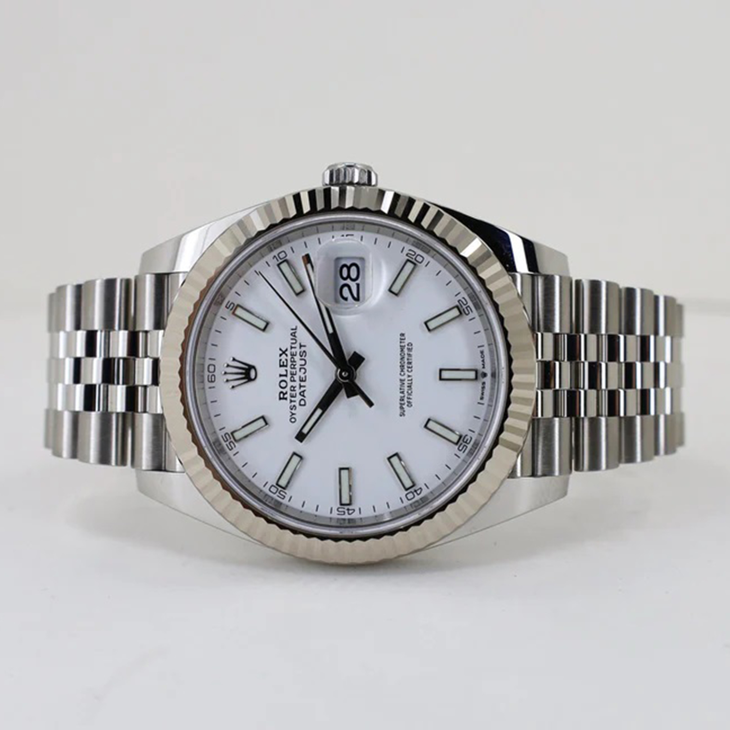 Rolex Datejust 41 126334-0010 Oystersteel and 18K White Gold