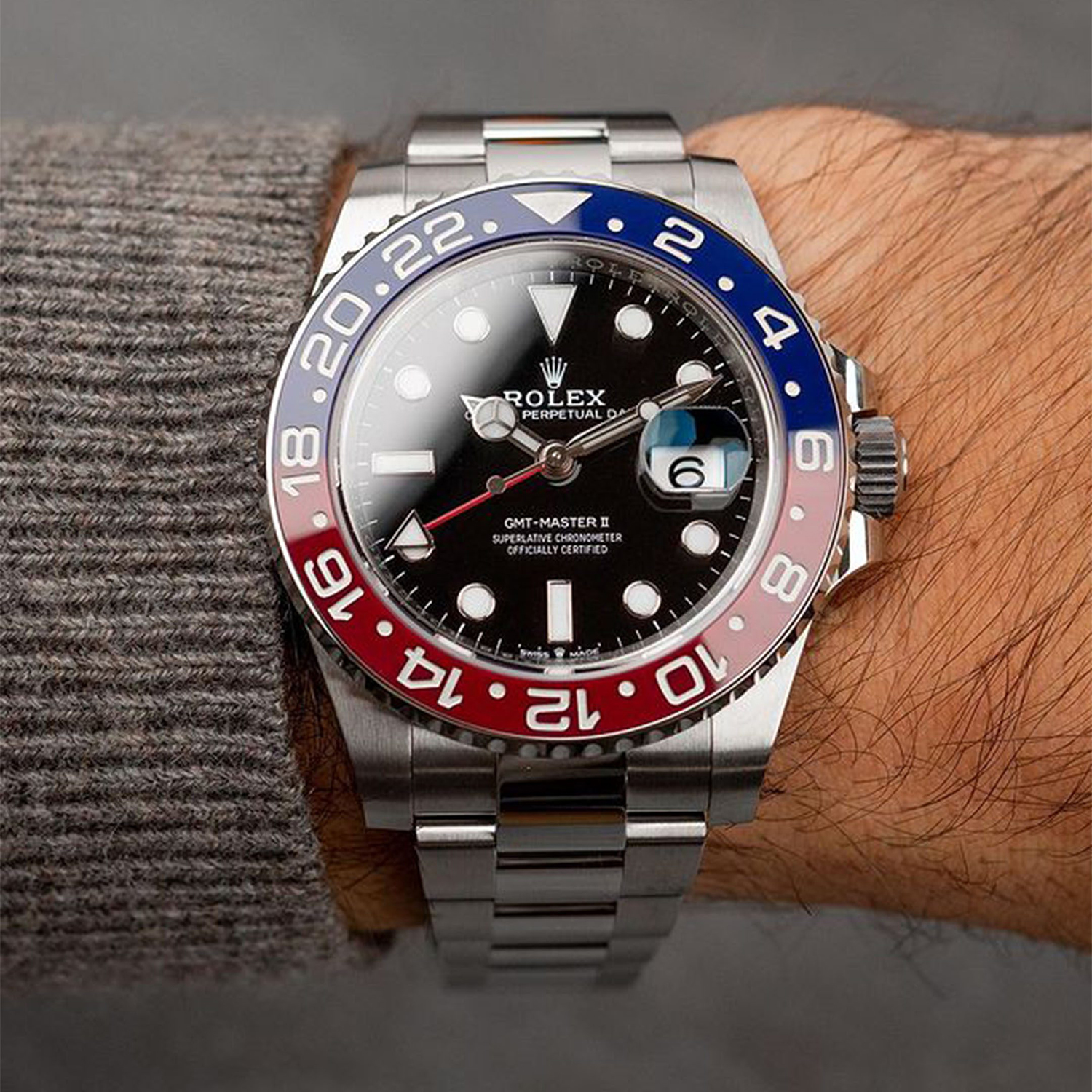 Rolex GMT-Master II 40mm Stainless Steel m126710 Series Batman & Pepsi