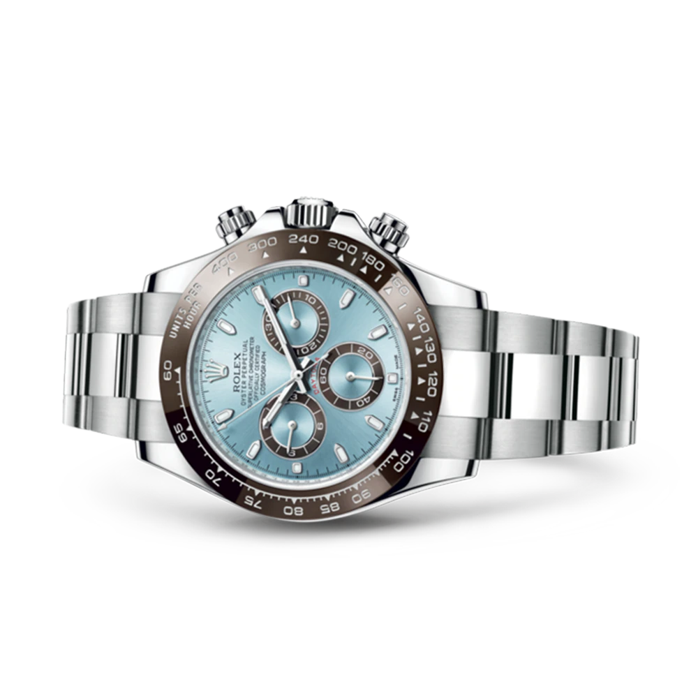 Rolex Cosmograph Daytona 40mm Platinum Ice-Blue Dial m116506 Series