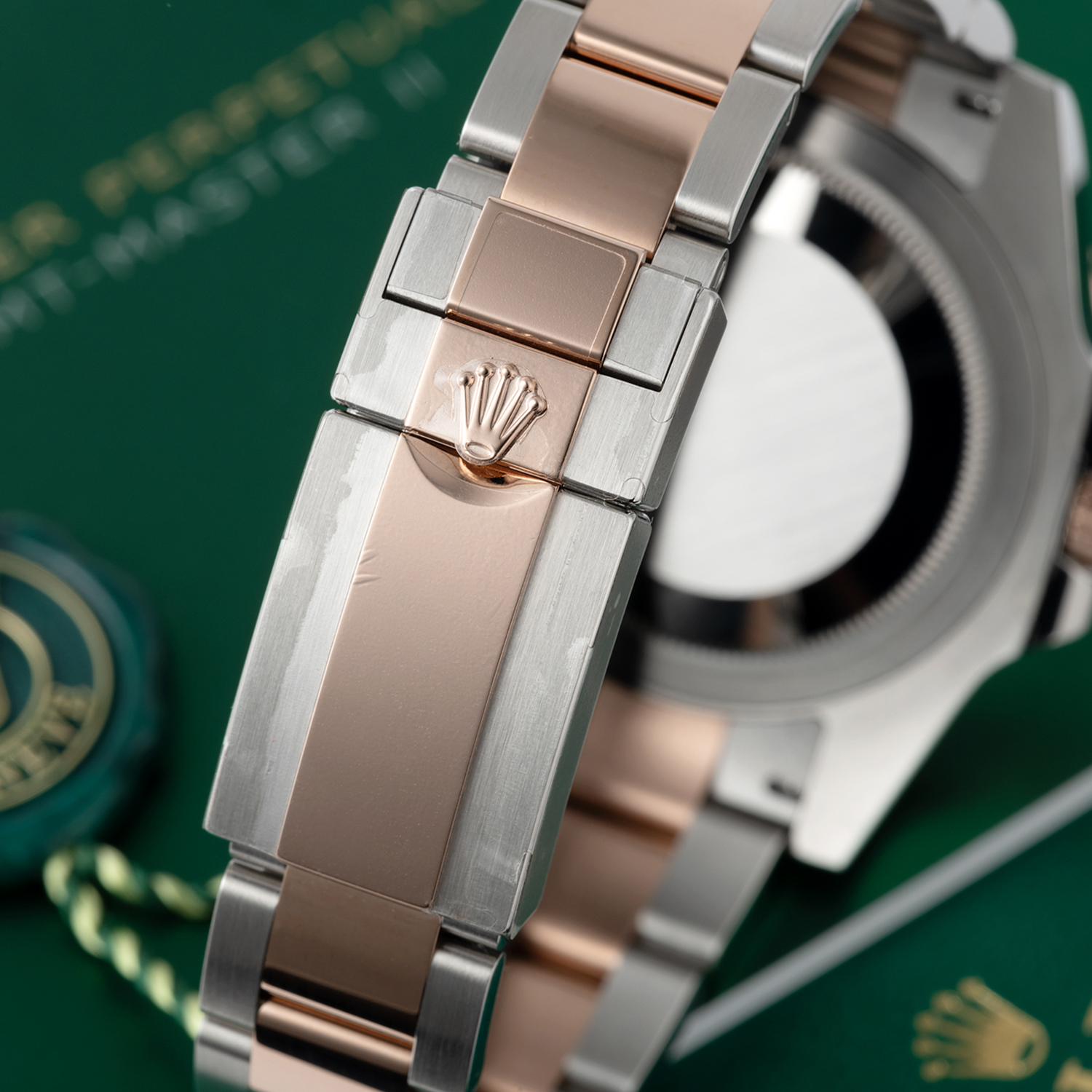 Rolex GMT-Master II Root Beer Two Tone Black Dial Ref 126711chnr-0002 40mm