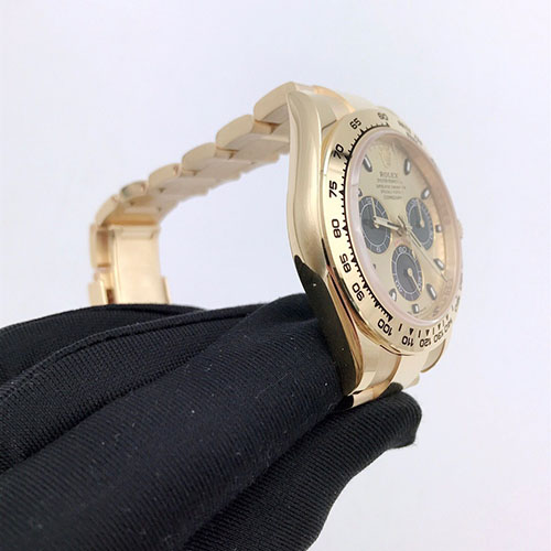 ROLEX Cosmograph Daytona 18ct Yellow Gold Automatic Champagne Dial Men 40mm