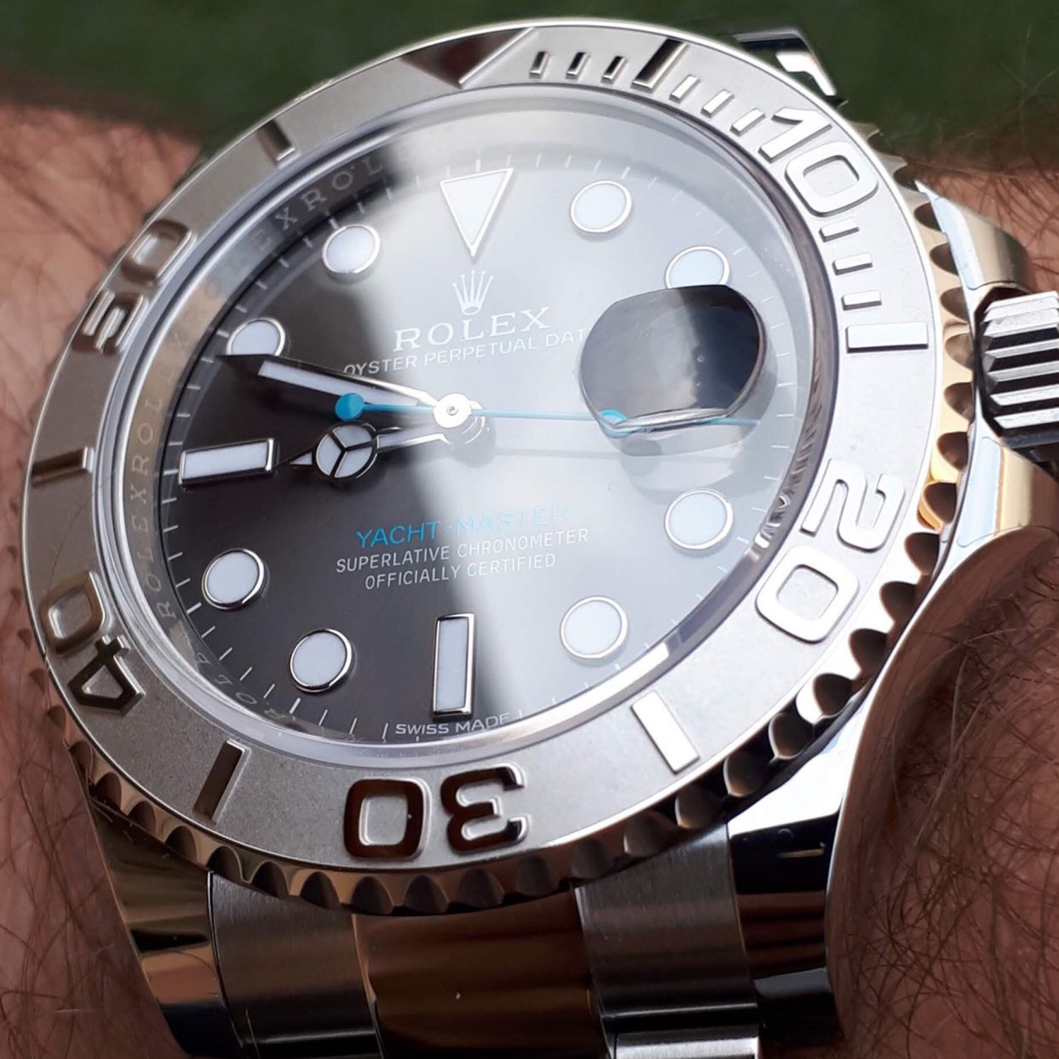 Rolex Yacht-Master 40 Stainless Steel and Platinum 126622 Series Unwor